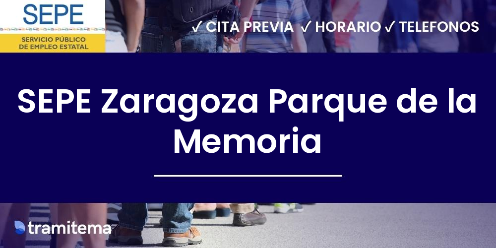 SEPE Zaragoza Parque de la Memoria