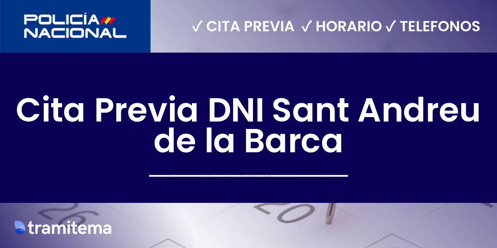 Cita Previa DNI Sant Andreu de la Barca