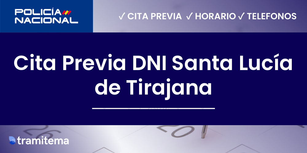 Cita Previa DNI Santa Lucía de Tirajana