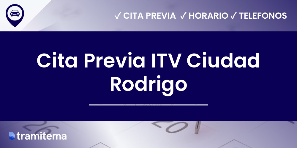 Cita Previa ITV Ciudad Rodrigo