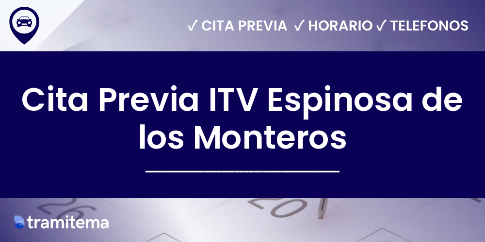 Cita Previa ITV Espinosa de los Monteros