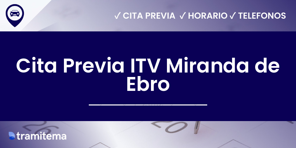 Cita Previa ITV Miranda de Ebro