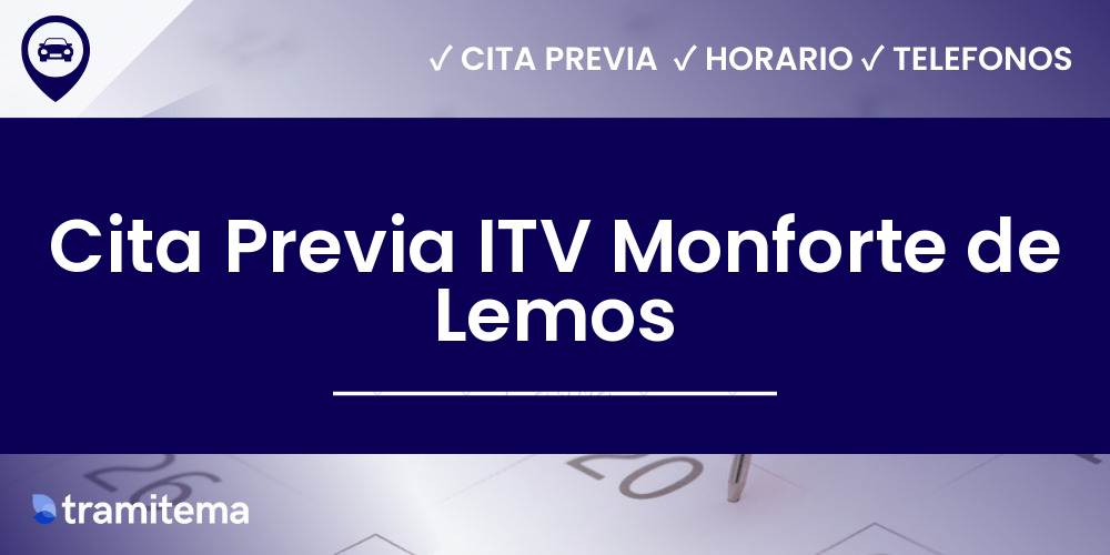 Cita Previa ITV Monforte de Lemos