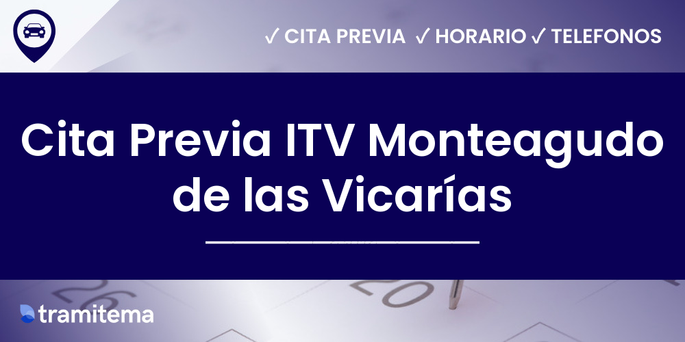 Cita Previa ITV Monteagudo de las Vicarías