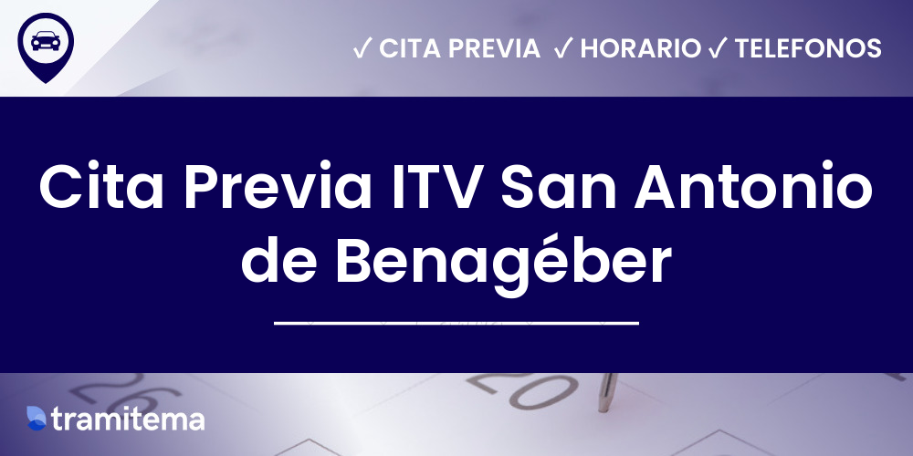 Cita Previa ITV San Antonio de Benagéber