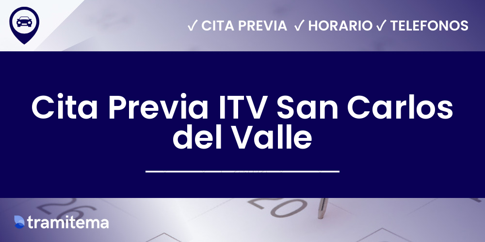 Cita Previa ITV San Carlos del Valle